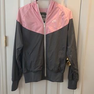 Pink & Grey Nike Windbreaker